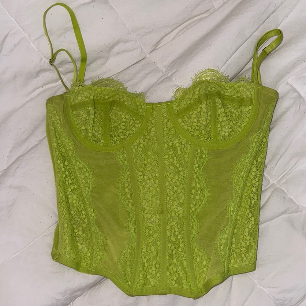 Urban Outfitters “out from under” trending corset top.